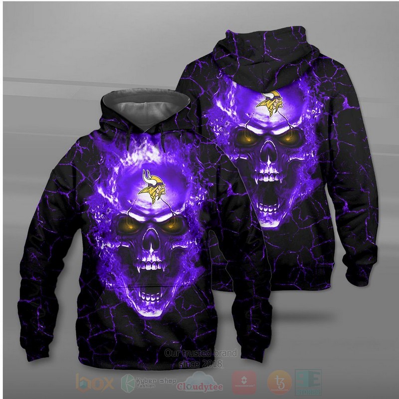 BEST NFL Minnesota Vikings Unisex 3D T-Shirt, Hoodie 2 NFL Minnesota Vikings 3D Hoodie Shirt 1