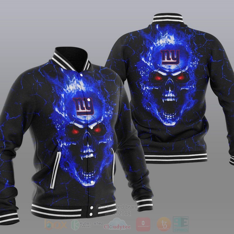 BEST NFL New York Giants Baseball Jacket, Baseball Jersey Shirt 2 NFL New York Giants Baseball Jersey Baseball Jacket 1