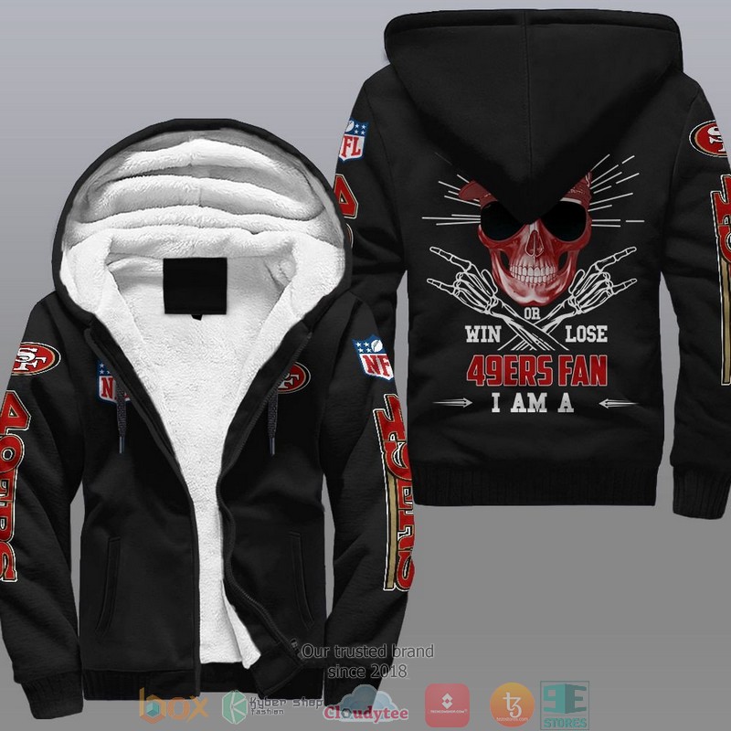 NFL San Francisco 49Ers I Am A 49Ers Fan Fleece Hoodie 9 NFL San Francisco 49Ers I Am A 49Ers Fan Fleece Hoodie