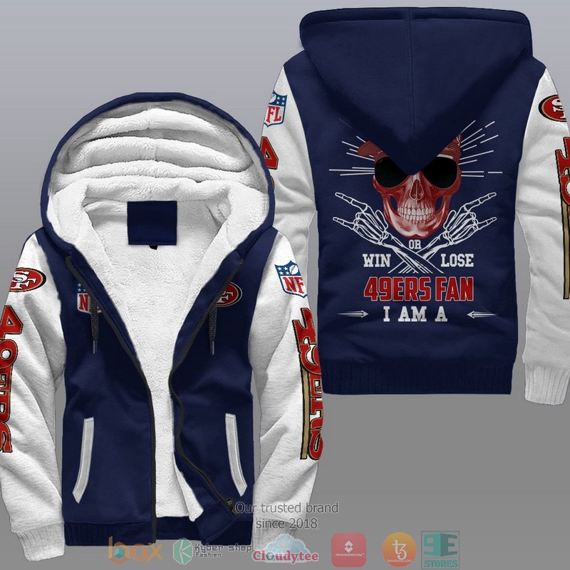 NFL San Francisco 49Ers I Am A 49Ers Fan Fleece Hoodie 3 NFL San Francisco 49Ers I Am A 49Ers Fan Fleece Hoodie 1 2
