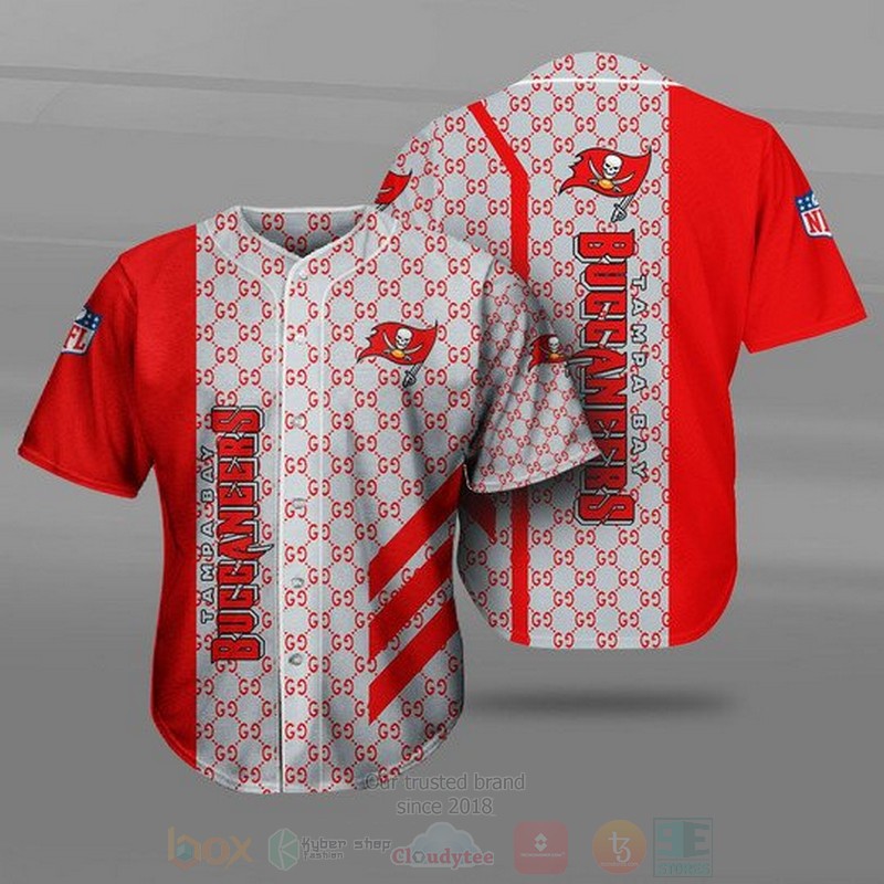 NFL Tampa Bay Buccaneers Baseball Jersey Shirt
