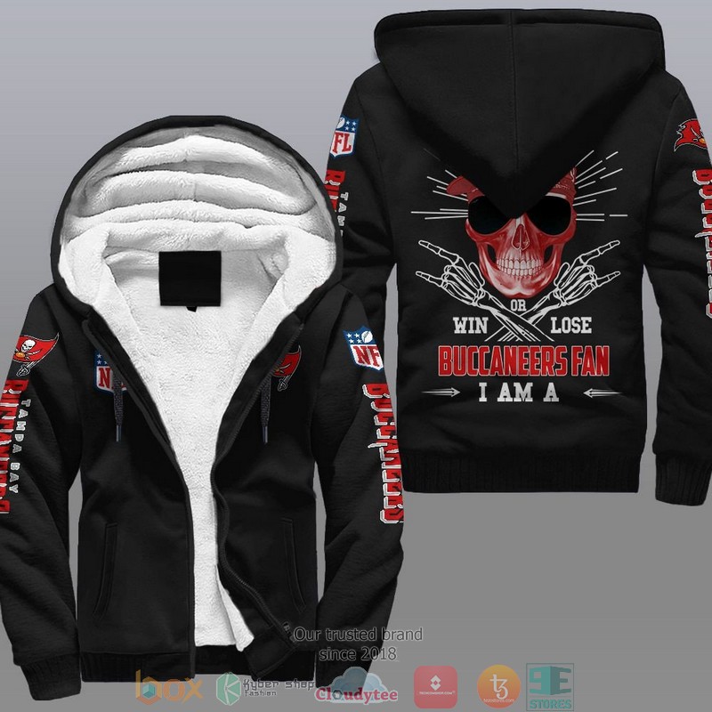 NFL Tampa Bay Buccaneers I Am A Buccaneers Fan Fleece Hoodie 8 NFL Tampa Bay Buccaneers I Am A Buccaneers Fan Fleece Hoodie