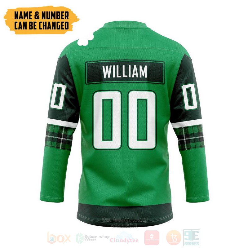NHL Lightning St Patricks Day Personalized Hockey Jersey 1