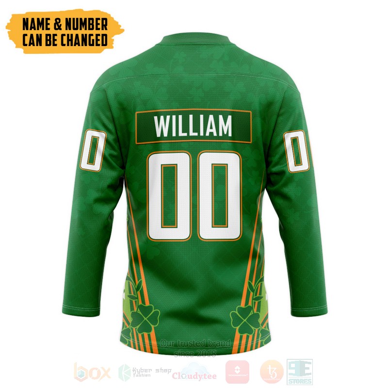 NHL Saint Patrick Day Personalized Hockey Jersey 1
