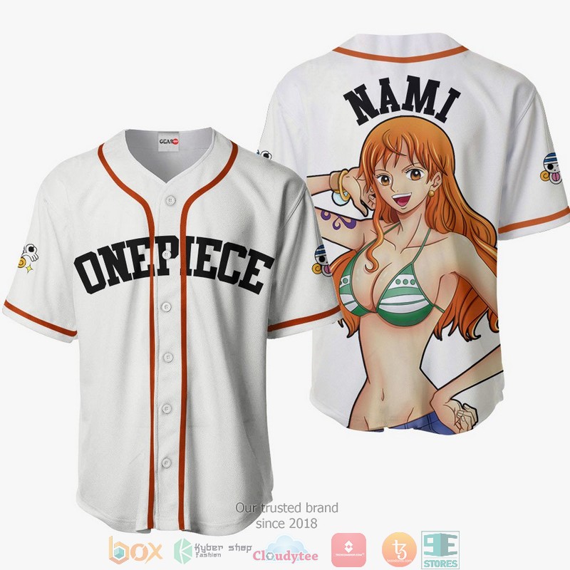 Nami One Piece for Otaku Baseball Jersey