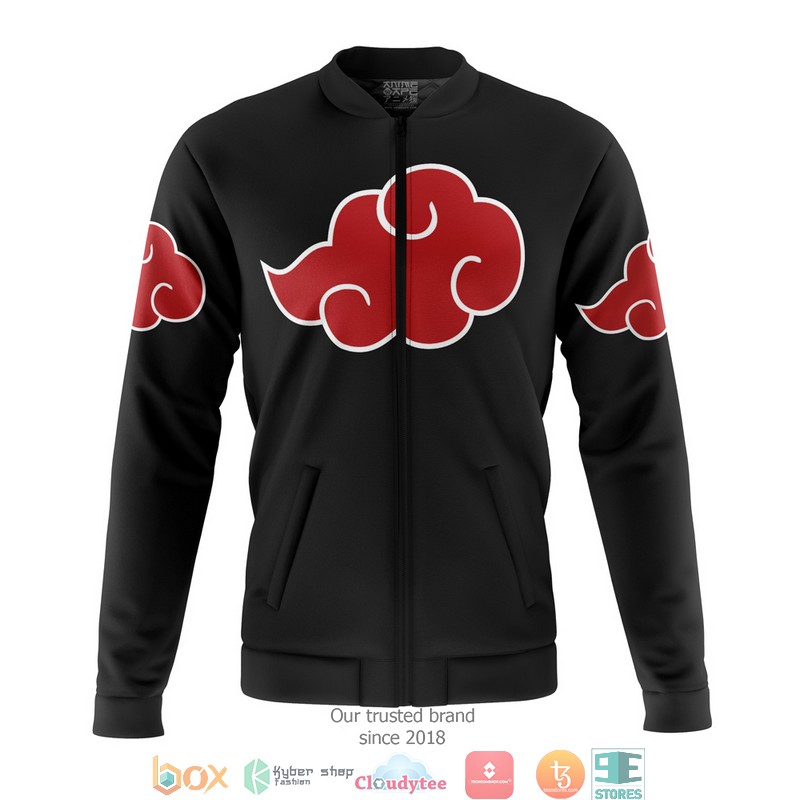 Naruto Akatsuki Quilted Bomber Jacket