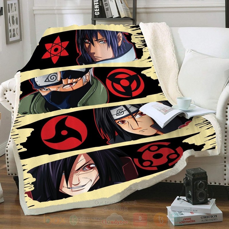Naruto Custom Throw Blanket