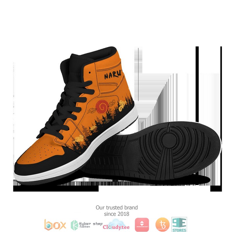 Naruto Kyubi Air Jordan High Top Sneaker 5 Naruto Kyubi Air Jordan High Top Sneaker 1 2 3 4