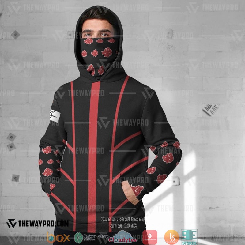 Naruto Modern Akatsuki Cosplay Snood Hoodie