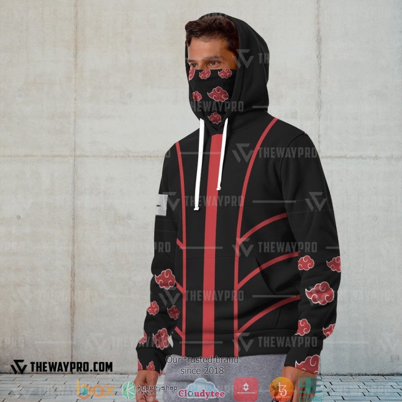 Naruto Modern Akatsuki Cosplay Snood Hoodie 1