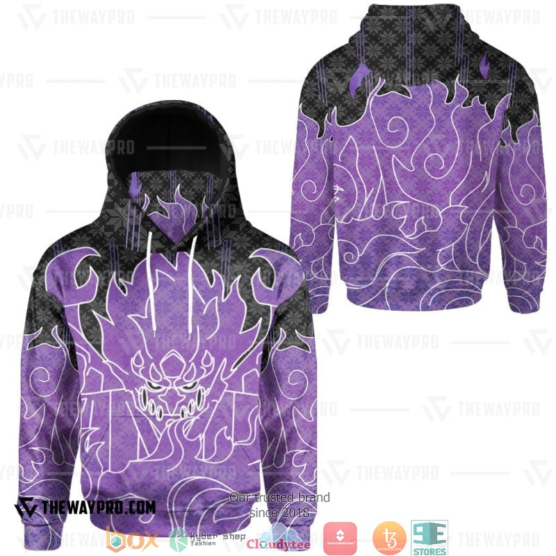Naruto Sasuke Susanoo Ugly Christmas Snood Hoodie 4 Naruto Sasuke Susanoo Ugly Christmas Snood Hoodie 1 2 3