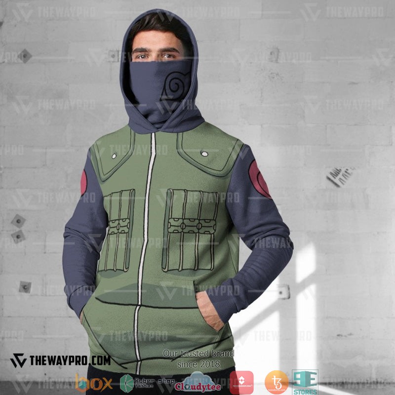 Naruto Shippuden Kakashi Hatake Snood Hoodie