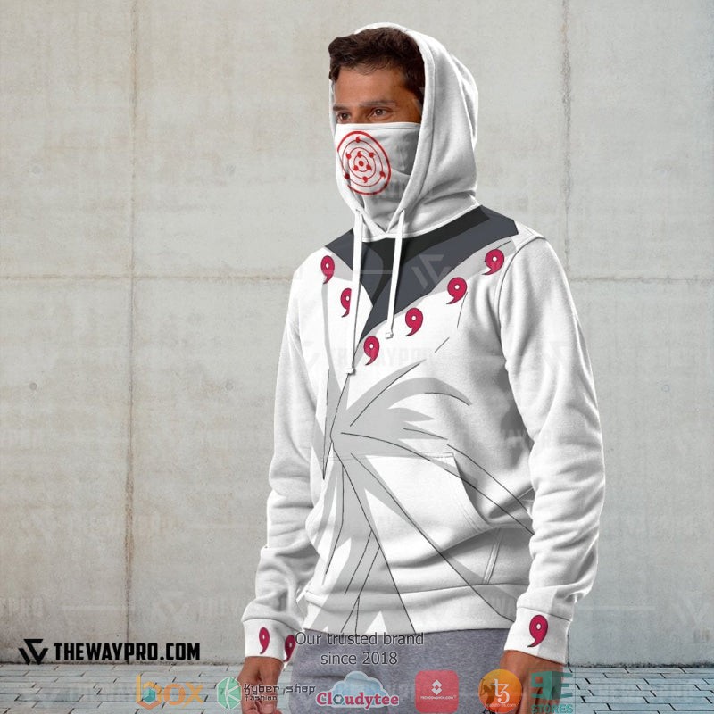 Naruto Shippuden Madara Uchiha Six Paths Snood Hoodie 1