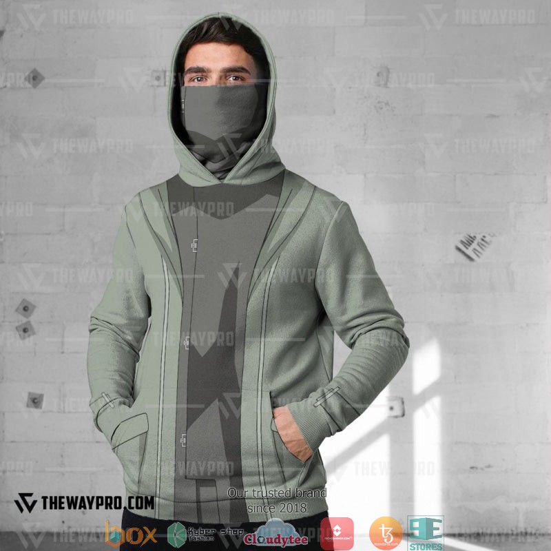 Naruto Shippuden Shino Aburame Snood Hoodie