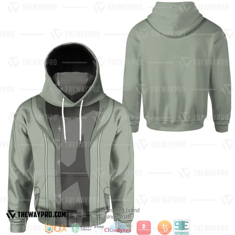 Naruto Shippuden Shino Aburame Snood Hoodie 4 Naruto Shippuden Shino Aburame Snood Hoodie 1 2 3