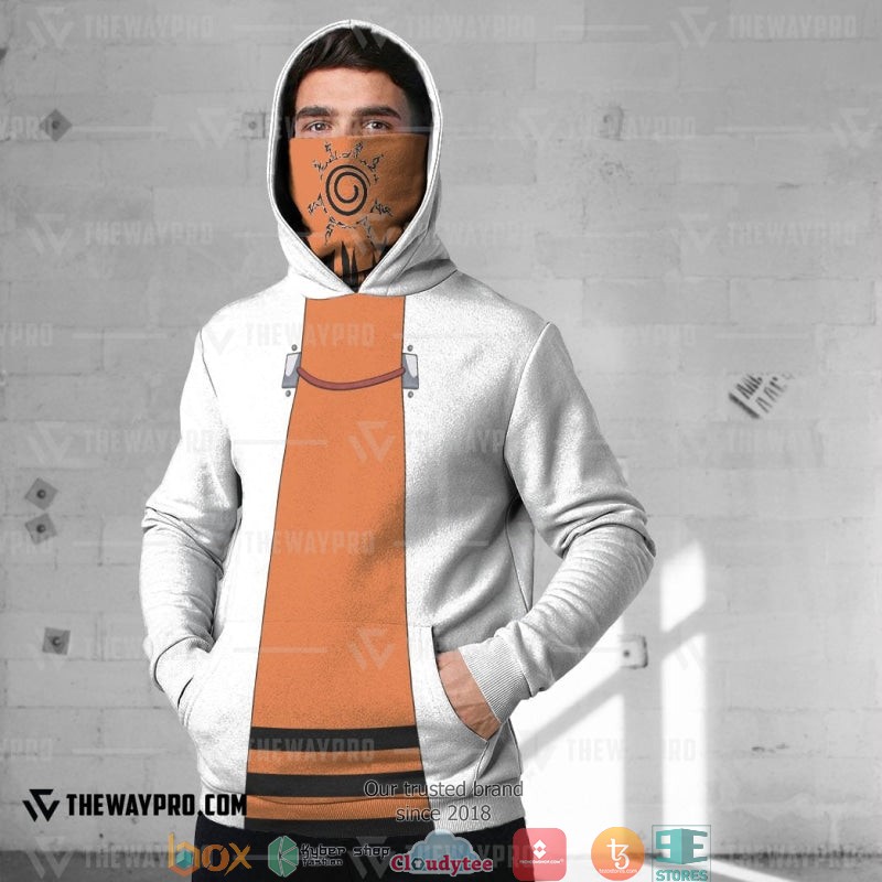 Naruto Shippuden The Seventh Hokage Uzumaki Naruto Snood Hoodie