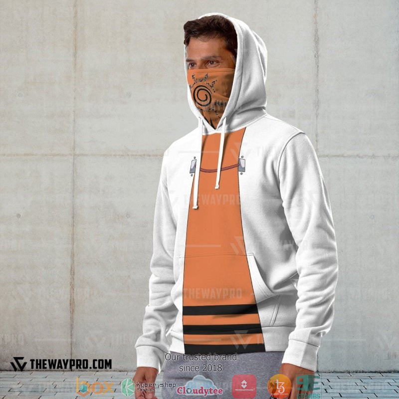 Naruto Shippuden The Seventh Hokage Uzumaki Naruto Snood Hoodie 1