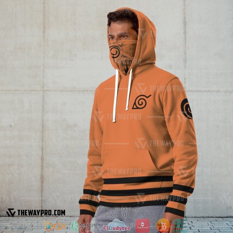 Naruto Shippuden The Seventh Hokage Uzumaki Snood Hoodie 5 Naruto Shippuden The Seventh Hokage Uzumaki Snood Hoodie 1 2 3 4