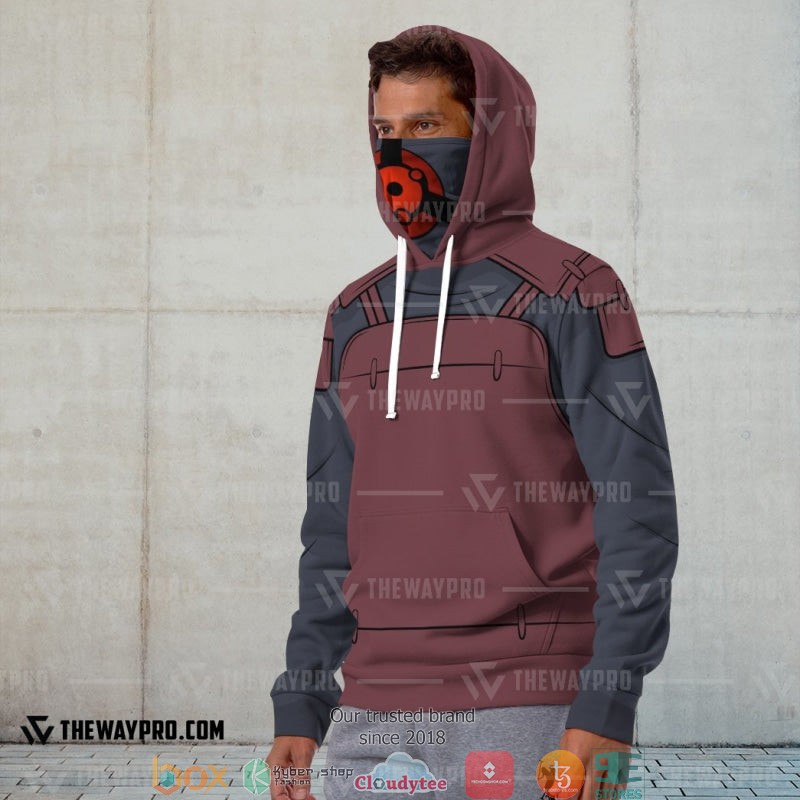 Naruto Shippuden Uchiha Madara Snood Hoodie 1