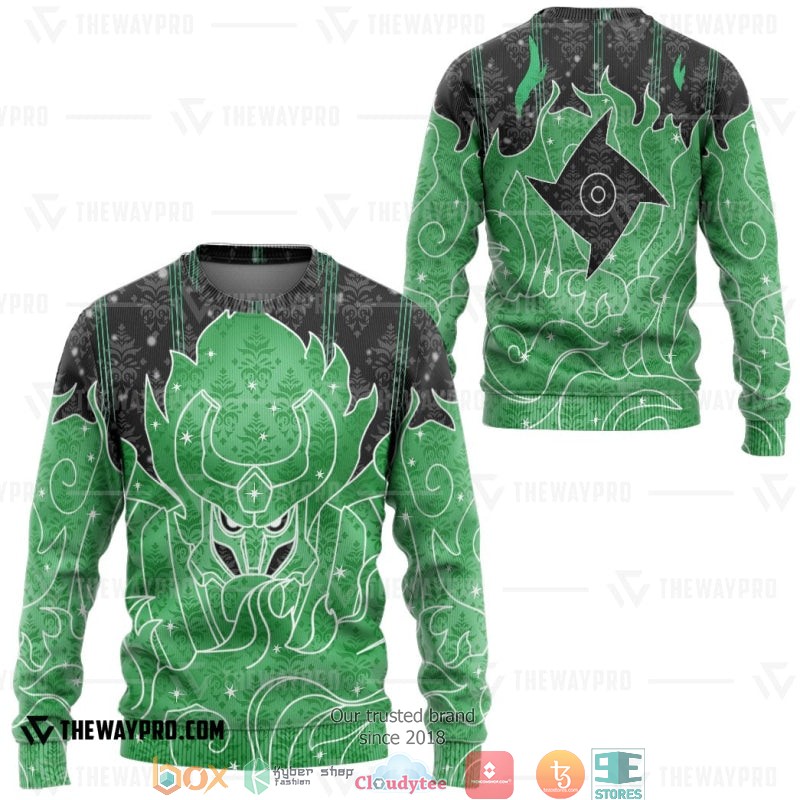 Naruto Shisui Susanoo Ugly Christmas Blue Sweatshirt 3 Naruto Shisui Susanoo Ugly Christmas Blue Sweatshirt 1 2