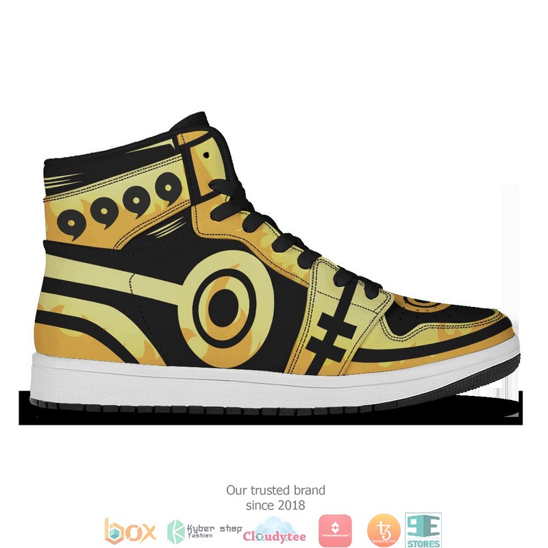 Naruto Six Paths Sage Air Jordan High Top Sneaker 2 Naruto Six Paths Sage Air Jordan High Top Sneaker 1