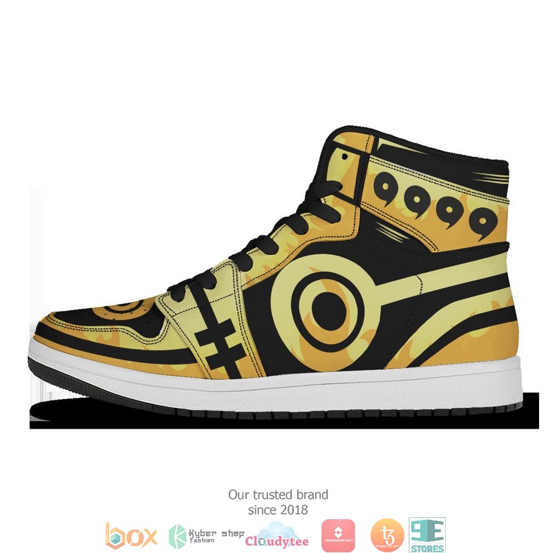 Naruto Six Paths Sage Air Jordan High Top Sneaker 3 Naruto Six Paths Sage Air Jordan High Top Sneaker 1 2
