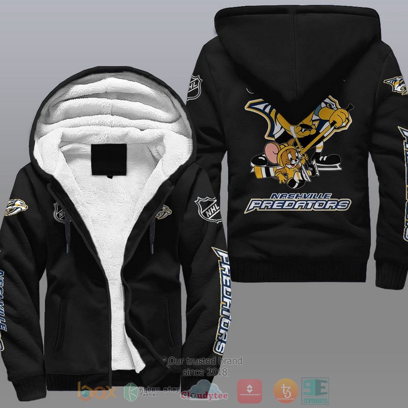 Nashville Predators NHL Tom And Jerry Fleece Hoodie