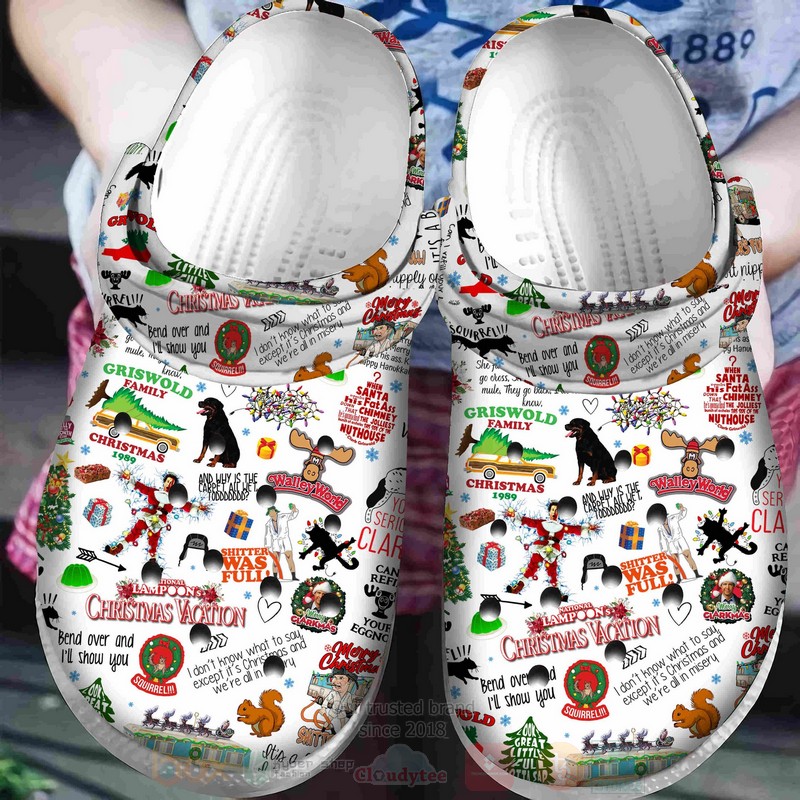 National Lampoons Christmas Vacation Crocband Crocs Clog Shoes