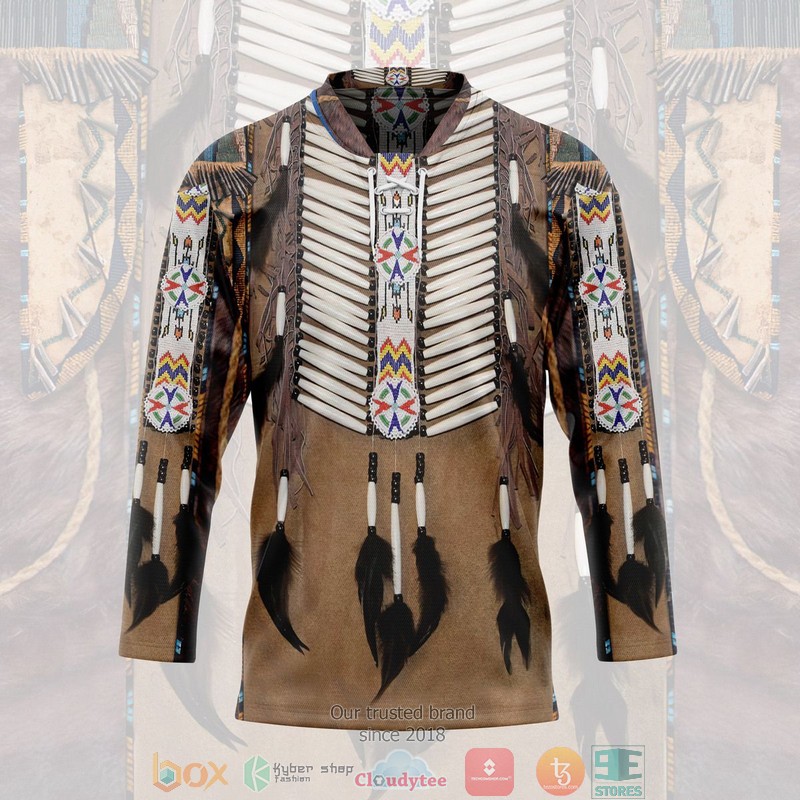 Native America Hockey Jersey Shirt 3 Native America Hockey Jersey Shirt 1 2