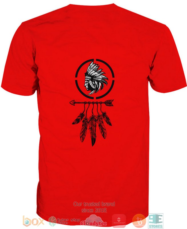 Native American red black 3D Shirt Hoodie 1 2 3 4 5 6