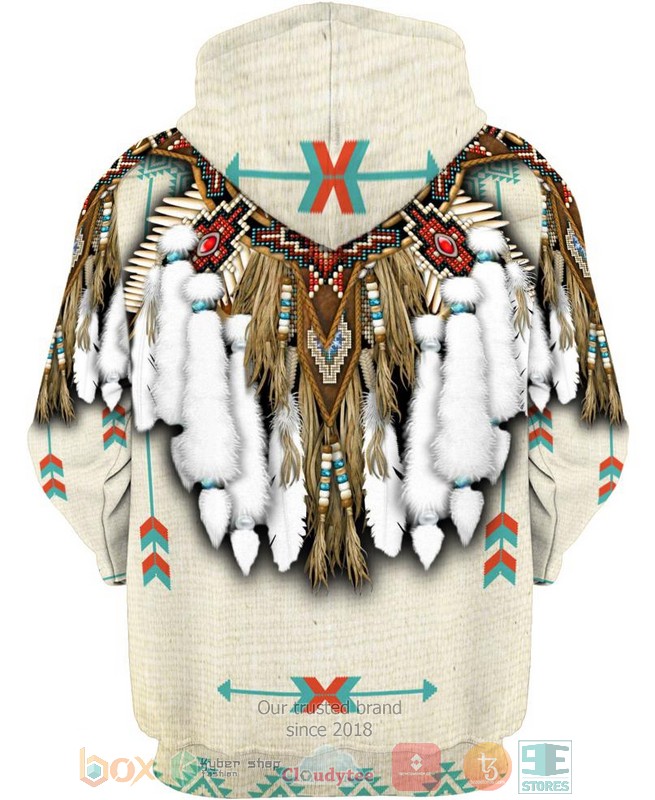 HOT Native Feather Patterns All Over Printed 3D Hoodie 2 Native Feather Patterns 3D Hoodie 1
