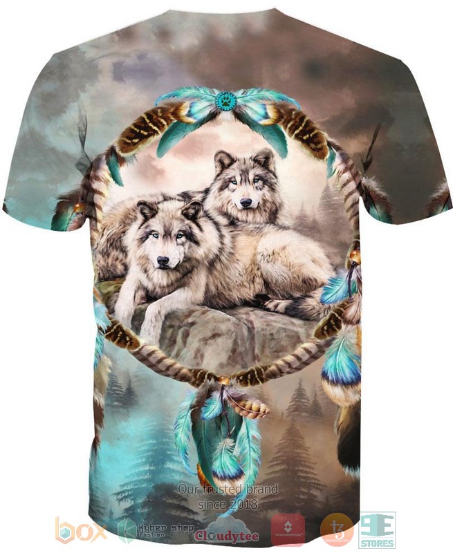 HOT Native Lovely Wolf All Over Printed 3D Shirt, Hoodie 8 Native Lovely Wolf 3D Shirt Hoodie 1 2 3 4 5 6 7