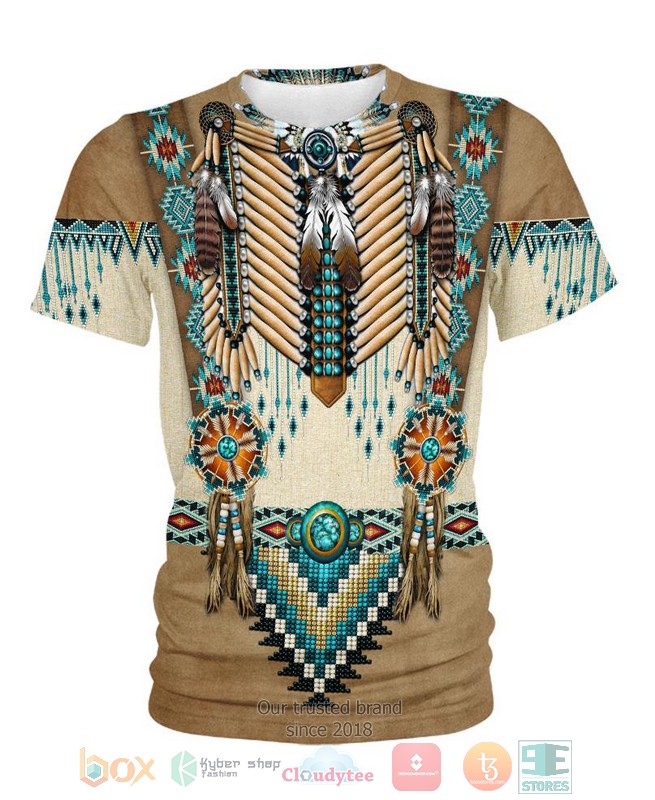 Native Pattern Beautiful 3D Shirt Hoodie 1 2 3 4 5 6 7