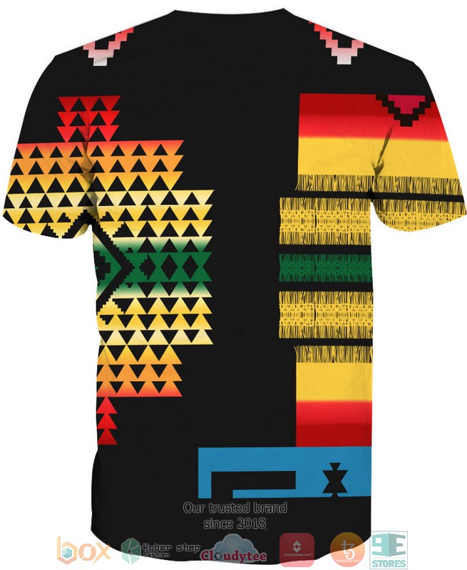 Native Tribes Pattern Native American 3D Shirt Hoodie 1