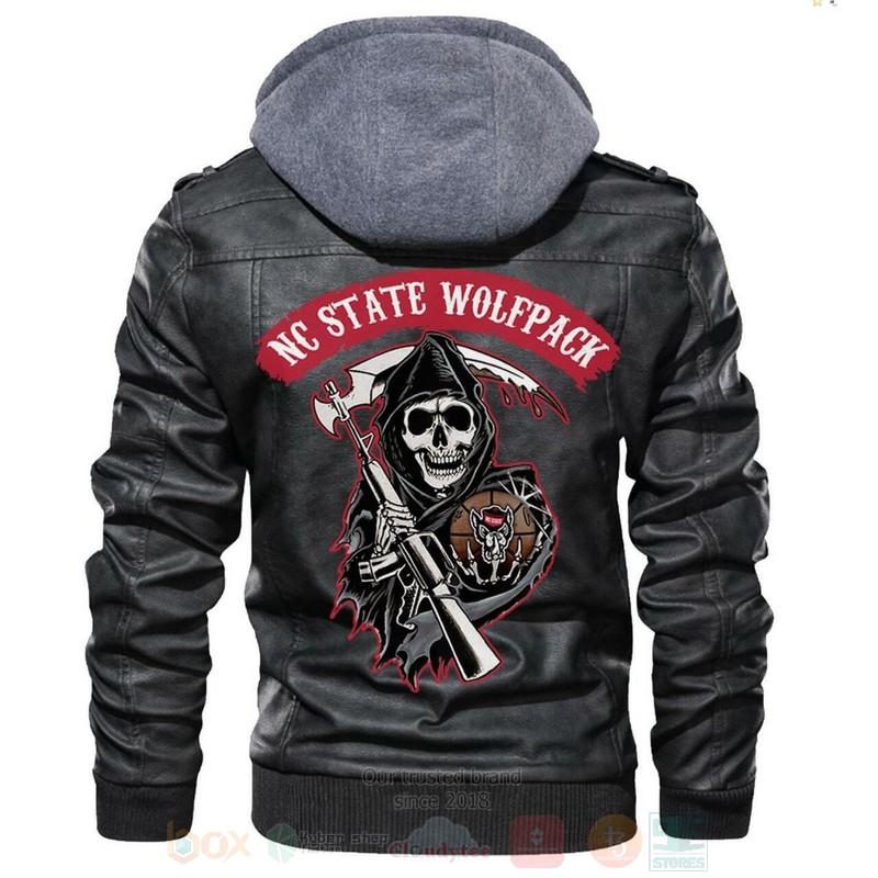 Nc State Wolfpack NCAA Basketball Sons of Anarchy Blacks Leather Jacket