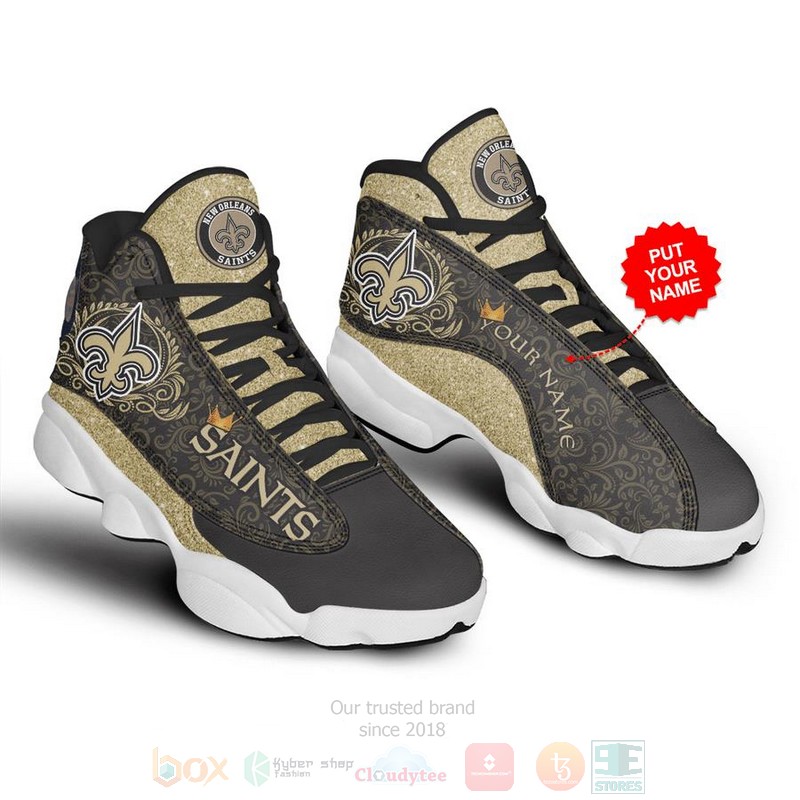 New Orleans Saints NFL Air Jordan 13 Shoes