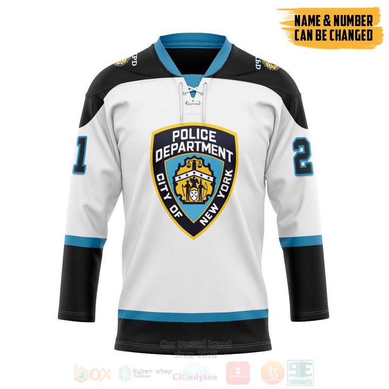 New York City Police Department Personalized Hockey Jersey