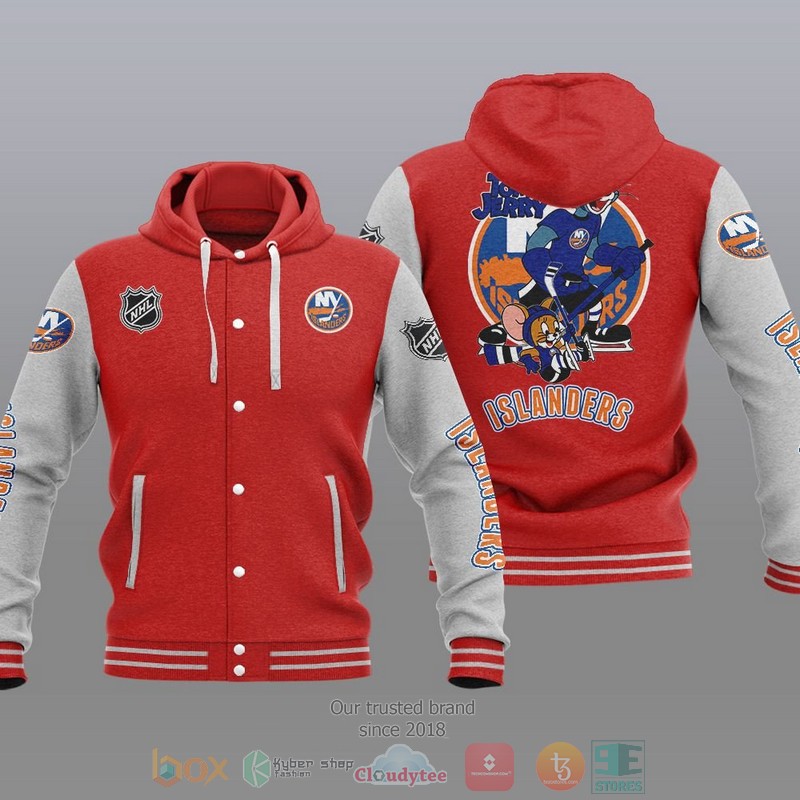 New York Islanders NHL Tom And Jerry Baseball Hoodie Jacket 1 2 3 4