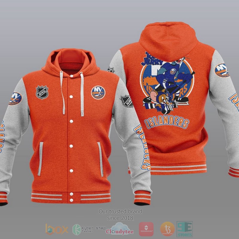 New York Islanders NHL Tom And Jerry Baseball Hoodie Jacket 1 2 3 4 5