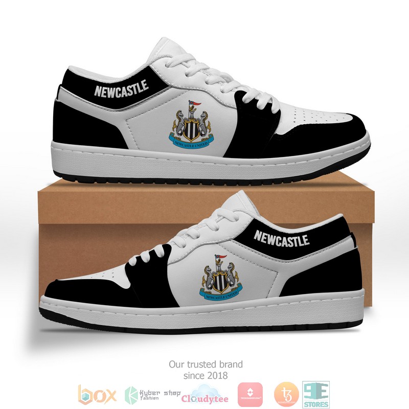 NEW Newcastle United FC Air Jordan low top Sneakers Shoes 2 Newcastle United FC Air Jordan low top shoes 1