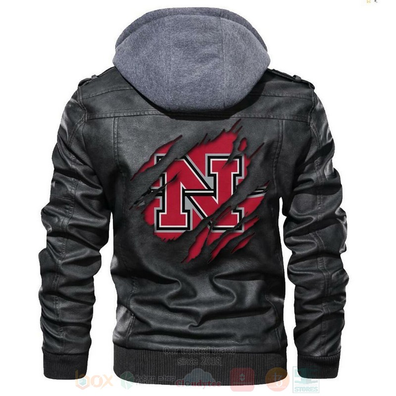 Nicholls Colonels NCAA Blacks Leather Jacket