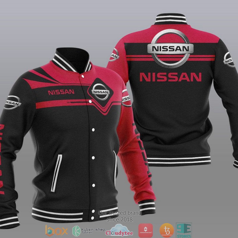 Nissan Car Motor Baseball Jersey 2 Nissan Car Motor Baseball Jersey 1