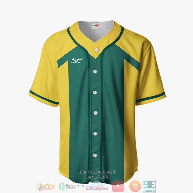 Nohebi Haikyuu Baseball Jersey Shirt 2 Nohebi Haikyuu Baseball Jersey Shirt 1