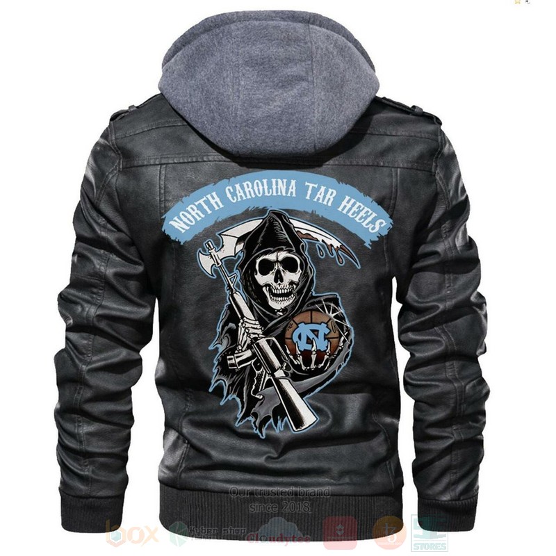 North Carolina Tar Heels NCAA Basketball Sons of Anarchy Blacks Leather Jacket