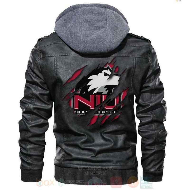 Northern Illinois Huskies NCAA Blacks Leather Jacket