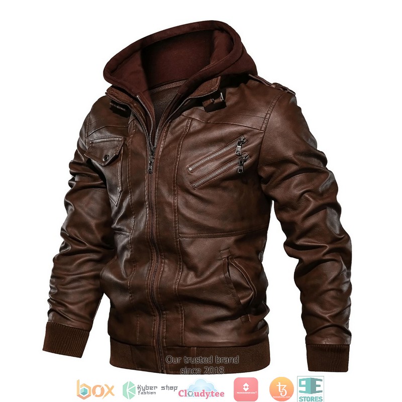 Toyota Automobile Car Motorcycle Leather Jacket 2 Toyota Automobile Car Motorcycle Leather Jacket 1