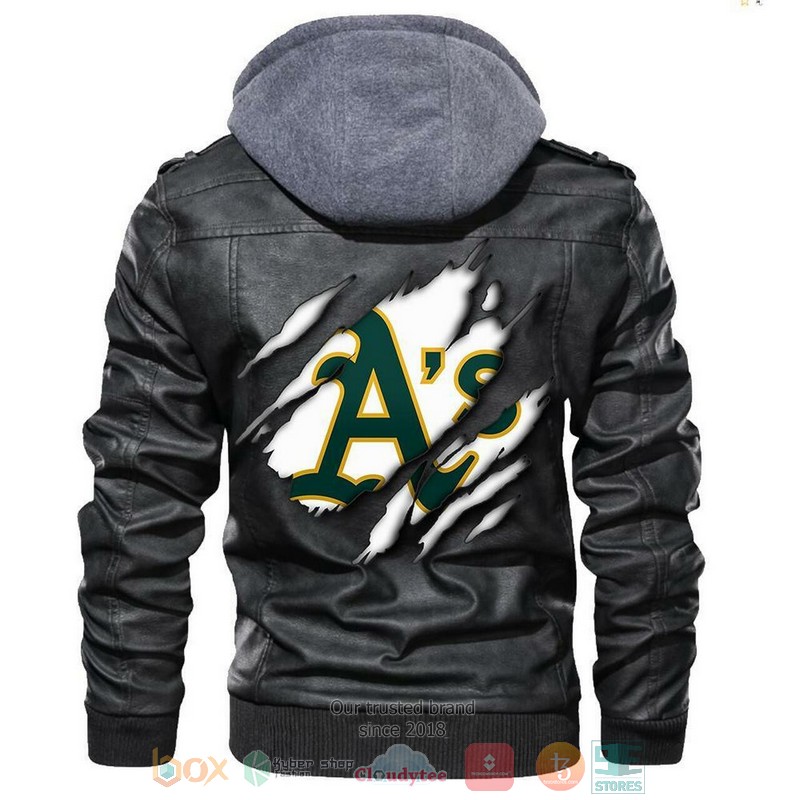 Oakland Athletics MLB Baseball Sons Of Anarchy Leather Jacket