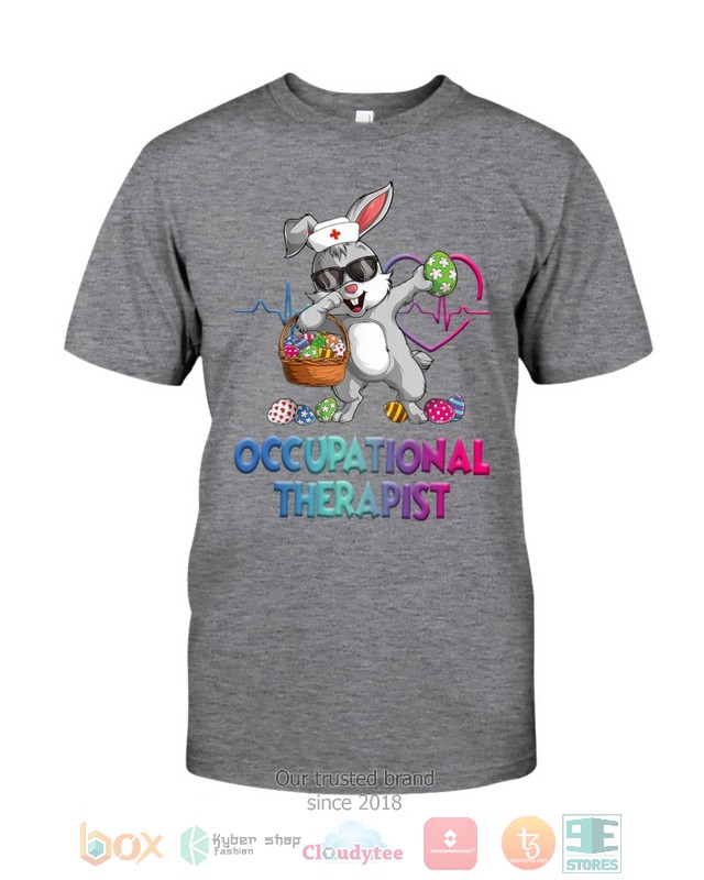 NEW Occupational Therapist Bunny Dabbing shirt, hoodie 4 Occupational Therapist Bunny Dabbing shirt hoodie 1 2 3