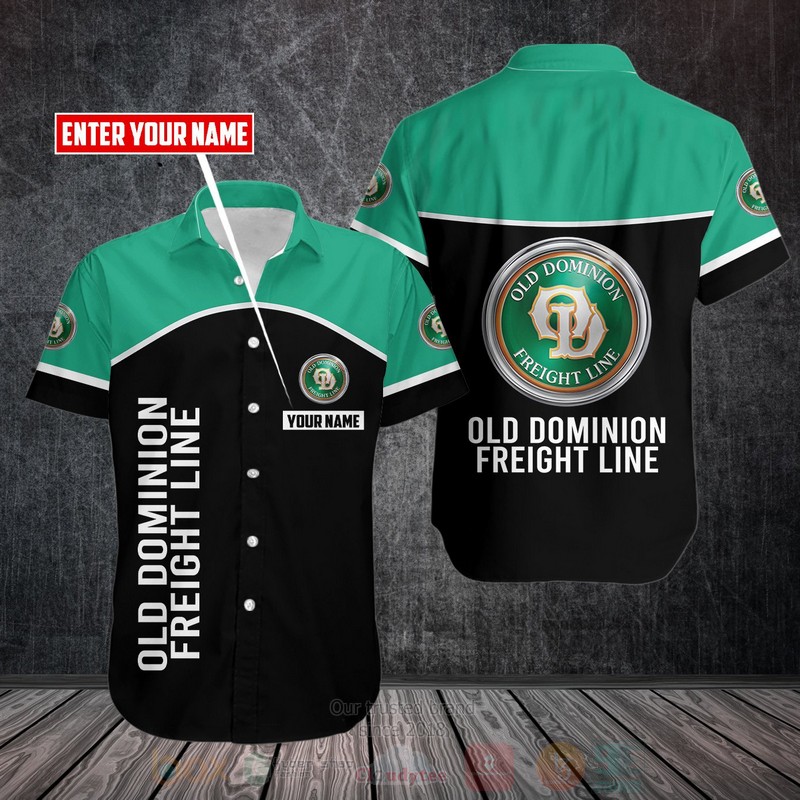 Old Dominion Freight Line Custom Name Hawaiian Shirt