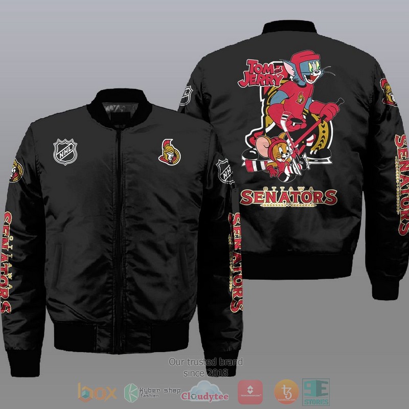 Ottawa Senators NHL Tom And Jerry Bomber Jacket